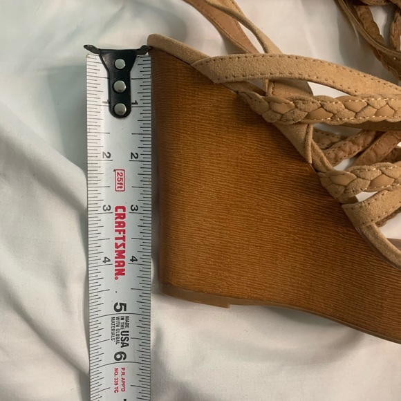 Ect wedges tan / nude light brown - Picture 2 of 5